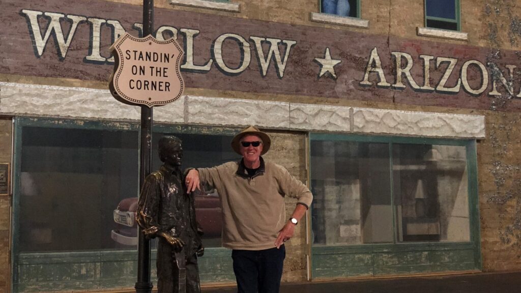 Standing on a corner In Winslow AZ